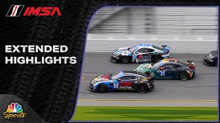 IMSA EXTENDED HIGHLIGHTS Michelin Pilot Challenge at Daytona  12624  Motorsports on NBC [upl. by Welton379]