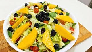 RECEITA DE NATAL SALADA TROPICAL SIMPLES E FÁCIL 🎄 [upl. by Aihtiekal474]