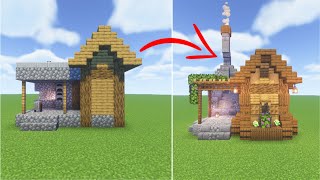 Minecraft Village Blacksmith Transformation [upl. by Atsev]