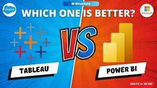 Power BI vs Tableau  Which One is Better  BI Structure [upl. by Julide665]