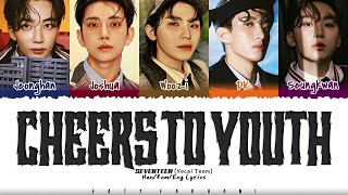 SEVENTEEN Vocal Team  CHEERS TO YOUTH Lyrics Color CodedHanRomEng [upl. by Ellord]