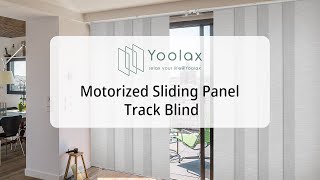 Yoolax Motorized Sliding Panel Track Blind [upl. by Tarrance315]