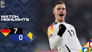 Germany vs Bosnia  70  Highlights  UEFA Nations League 202425 [upl. by Araeit]