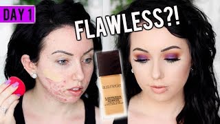 LAURA MERCIER FLAWLESS FUSION Foundation First Impression Review amp Demo 15 DAYS OF FOUNDATION [upl. by Felicidad504]