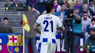 BARCELONA VS LEGANES  LA LIGA 202425 [upl. by Ellertnom772]