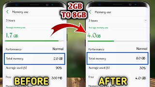 How to increase Extra RAM on any Android Device to boost high speed performance [upl. by Cerallua]