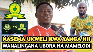 MCHOME MAPOVU YANGA ATAMFUNGA MAMELODI ROBO FAINALIWANATINGA UBORANAIONA YANGA FAINALI CAF [upl. by Botnick72]