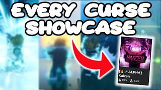 UPDATED Every Curse Showcase In 🔥🧪ALPHA Kaizen Roblox [upl. by Hatnamas]