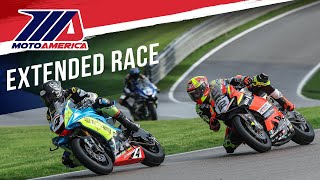 EXTENDED RACE MotoAmerica Supersport Race 1 at Alabama 2023 [upl. by Corotto]