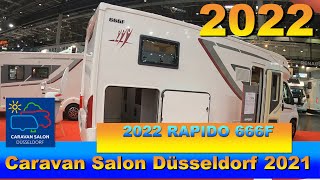 2022 Rapido 666F Interior Exterior Walkaround Caravan Salon Düsseldorf 2021 [upl. by Aivatra747]