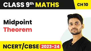 Midpoint Theorem  Quadrilateral  Class 9 Maths [upl. by Arodoet]