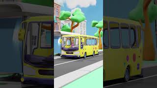 Wheels on the Bus  Nursery Rhymes  Part 1  Laughing Paploosh shorts childrensmusic [upl. by Elime720]