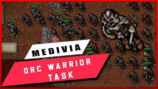 Medivia Online Orc Warrior TaskFast And Easy [upl. by Karlin535]