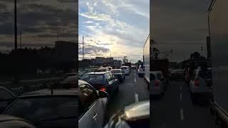 Por choques simples en Puente Aranda fuerte congestión vehicular hoy 15 de octubre [upl. by Gnal]