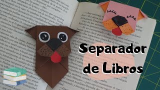 Separador de Libros Origami  Perrito de papel [upl. by Shandy]