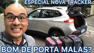 NOVA TRACKER TEM BOM PORTA MALAS TESTE de volume do espaço interno [upl. by Sihun]