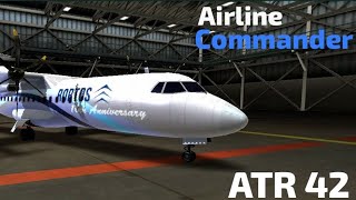 Airline Commander™ Gameplay  1080p60  ATR 42  Pouso e Taxeamento airlinecommander aviões [upl. by Mohammad]