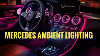 Mercedes Benz Parking Lights and Interior Ambient Lighting [upl. by Menken]