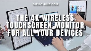 THE EDGE 25D  4K WIRELESS TOUCHSCREEN MONITOR FOR ALL YOUR DEVICES  Kickstarter  GizmoHubcom [upl. by Terencio]