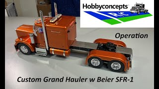 114 Tamiya Grand Hauler Custom w Beier SFR1  Operation [upl. by Mischa]