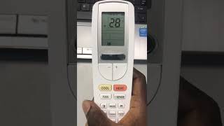 How to use gree Air conditioner remote control Coolin HeatingGeek [upl. by Allisurd]