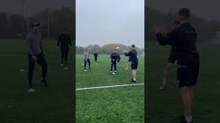 Offloads 🤹🏼‍♂️ rugby skills offloads kaizenrugby training [upl. by Airamesor574]