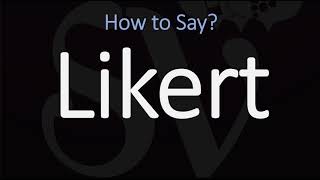 How to Pronounce Likert CORRECTLY [upl. by Nylatsyrk]