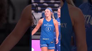 Georgia Amoore micd up at Kentucky WBB shootaround 🎤 shorts [upl. by Forward]