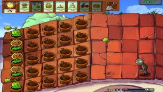 Plants Vs Zombies HD  Level 51 [upl. by Dur471]