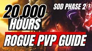 BEST Phase 2 SOD ROGUE PVP GUIDE  20000 HOUR ROGUE [upl. by Laith]