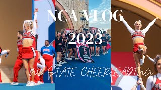 NCA COLLEGE NATIONALS VLOG  NCSU CHEER [upl. by Llewej]