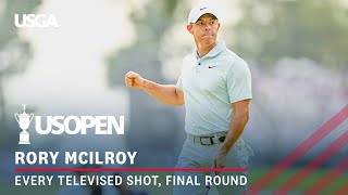 2024 US Open Highlights Rory McIlroy Final Round  Every Televised Shot [upl. by Phelan]