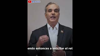 ABINADER RETIRA PROYECTO DE REFORMA FISCAL shorts viralvideo shortsfeed [upl. by Carlisle]