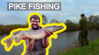 PIKE FISHING 2024 starts with a BANG Double hook up RIVER PIKING [upl. by Ronnie990]