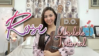 DO  ROSE English Version  UKULELE TUTORIAL [upl. by Art]