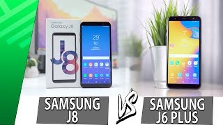 Samsung J8 VS Samsung J6  Comparativa  Top Pulso [upl. by Zuckerman]