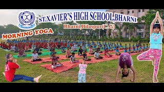 Morning Yoga  StXaviers High SchoolBharni  10042024 [upl. by Akinat526]