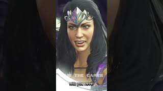 Superman tells Wonder Woman not to hold back shorts superman wonderwoman gaming injustice2 [upl. by Cynera]