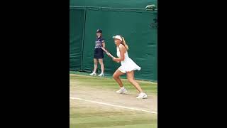 Jeline Vandrommes Beautiful Forehand tennis nextgen forehand [upl. by Vivienne]