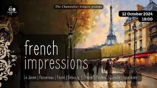 Chanticleer Singers  French Impressions 20241012 Livestream [upl. by Henryetta]