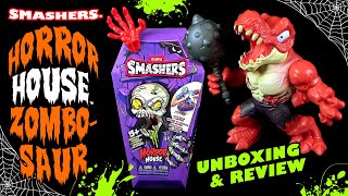 Zuru ® Smashers  Horror House  Dino Zombie Zombosaur  Unboxing amp Review  WOW   Mini Rant [upl. by Wsan]