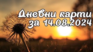 Дневни карти за всички зодиакални знаци за 14082024 [upl. by Lerred281]