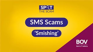 Spot the Scam  Identifying scam SMSs smishing [upl. by Elephus]