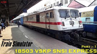 18503 VSKP SNSI Express  DMR Route  Msts Gameplay  Indian Railways [upl. by Armahs]