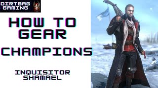 HOW TO GEAR INQUISITOR SHAMAEL  Perfect Champ for Hydra  Raid Shadow Legends Gear Guide [upl. by Tull]