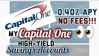 MY CAPITAL ONE HIGHYIELD SAVINGS ACCOUNTS EXPLAINED‼️ 360 PERFORMANCE SAVINGS TAYLORBUDGETS [upl. by Cirre]