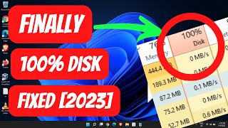 NEW Fix 100 Disk Usage Windows 1110 2023 UPDATED [upl. by Parrott790]