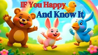 IF You Happy And Know It Clap Your Hands  Nursery Rhymes amp Kids Fun Songs [upl. by Ecyor]