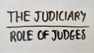 ALevel LAW OCR PAPER 1  ELS ROLE OF JUDGES [upl. by Keil251]