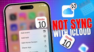 How to Solve iPhone Calendar Not Syncing with iCloud [upl. by Aissyla]